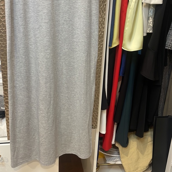 Noisy May Grey Ribbed Tank Too Dress - Picture 2 of 5